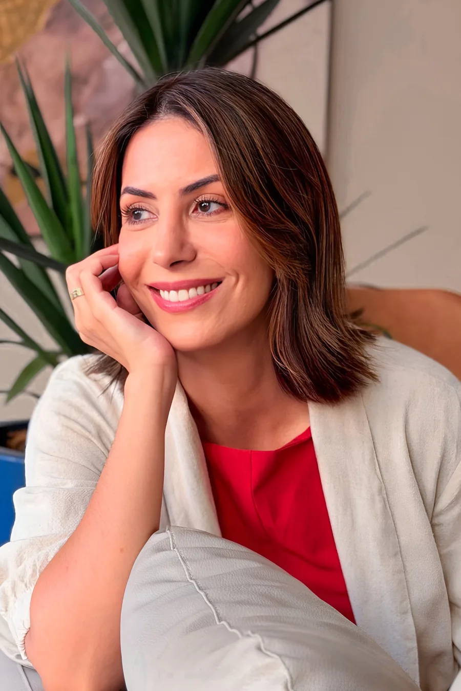 Retrato frontal de Fernanda Ciprianno